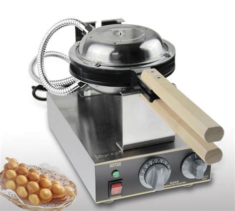 Electric Egg Waffle Maker Oven Non-Stick Egg Bubble Waffle Maker ...