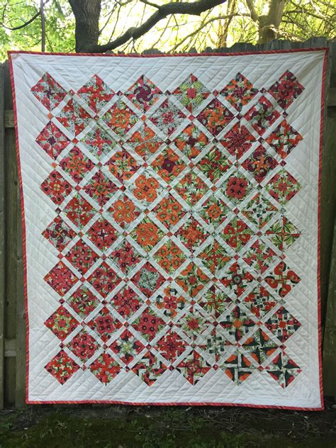 4 Patch Poppy Started 2/5/20 Finished 6/12/20 Pattern: Orange Dot ...