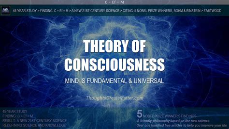 Theory of Consciousness — Mind is Fundamental and Universal