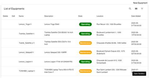 react-mui-table examples - CodeSandbox