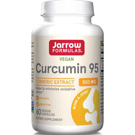 Jarrow Formulas, Inc. Curcumin 95 500 mg 60 Caps - Swanson Health Products