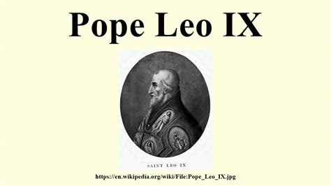 Pope Leo IX - YouTube