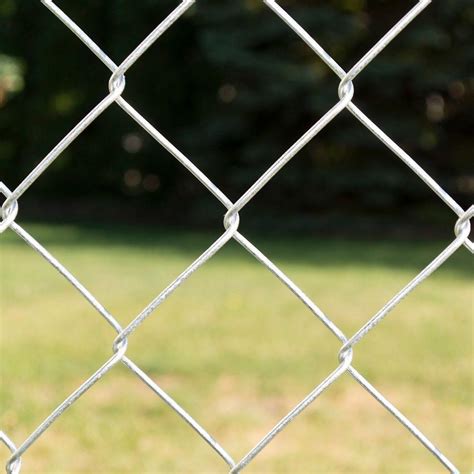 Woven - Galvanized - YARDGARD - Chain Link Fence Fabric - Chain Link Fencing - The Home Depot