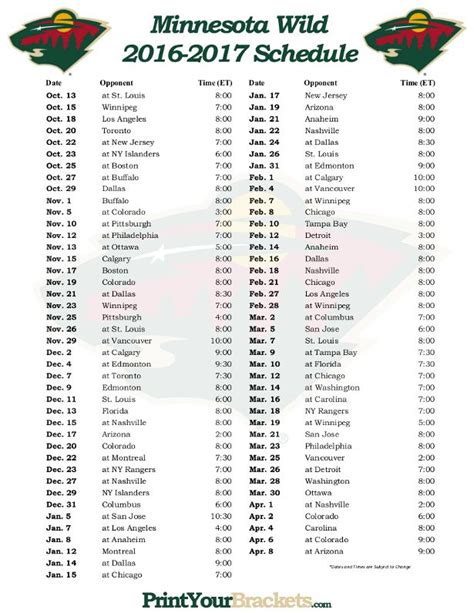 Exploring The Exciting World Of Wild Hockey Schedule In 2023 ...