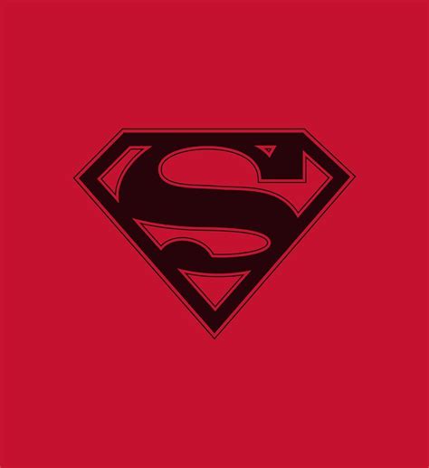 Superman - Red And Black Shield Digital Art by Brand A - Fine Art America