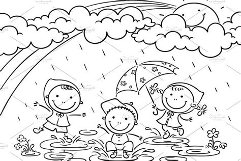 Outline cartoon kids illustration | Ý tưởng tự làm, Ý tưởng vẽ, Tượng