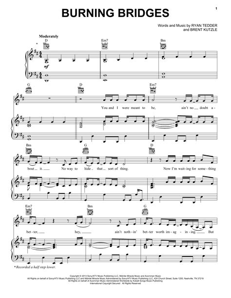 Burning Bridges | Sheet Music Direct