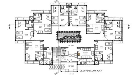 Preliminary school electric and layout plan dwg file - Cadbull