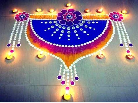 Diwali 2022 Rangoli Designs: 10 unique Rangoli designs made of rice flour - Times of India