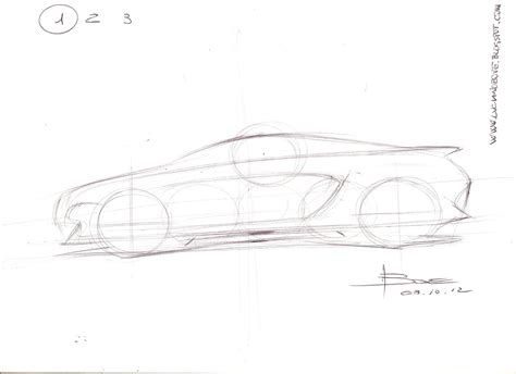 Car sketch tutorial in 3 steps | Car Design Education tips