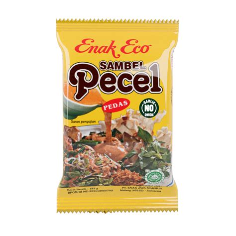 Bumbu Pecel Kotak 200 Pedas Vegan - Enak Eco