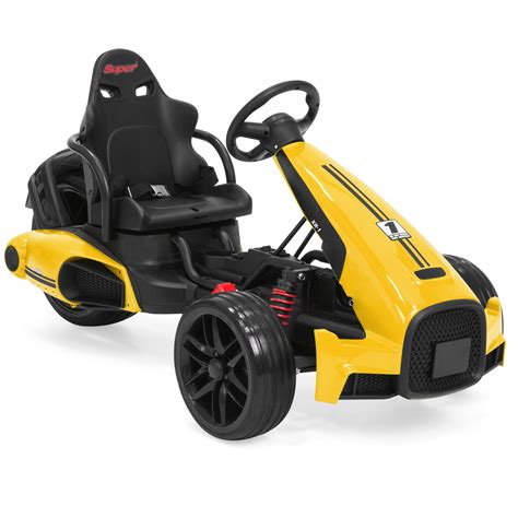 Best Choice Products 12V Kids Go-Kart Racer Ride On Car w/Push-to-Start, Foot Pedal, 2 Speeds ...