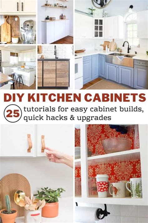 DIY Kitchen Cabinets - 25 Cheap and Easy Ideas for an Update - Joyful ...