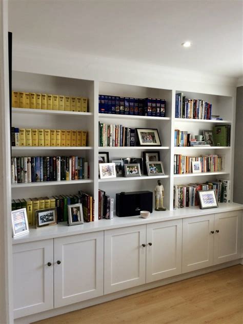 Shaker style Bookcase in Woking | Built in shelves living room, Living room bookcase, Home ...