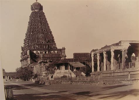 Brihadeeswarar Temple, Thanjavur, Tamil Nadu, India - c1880's ~ Vedic ...