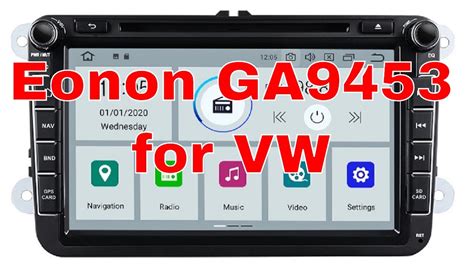 Unboxing 2020 Eonon GA9453 android 10 head unit for Volkswagen - YouTube