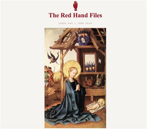 The Red Hand Files by Nick Cave - morgenbauer.com