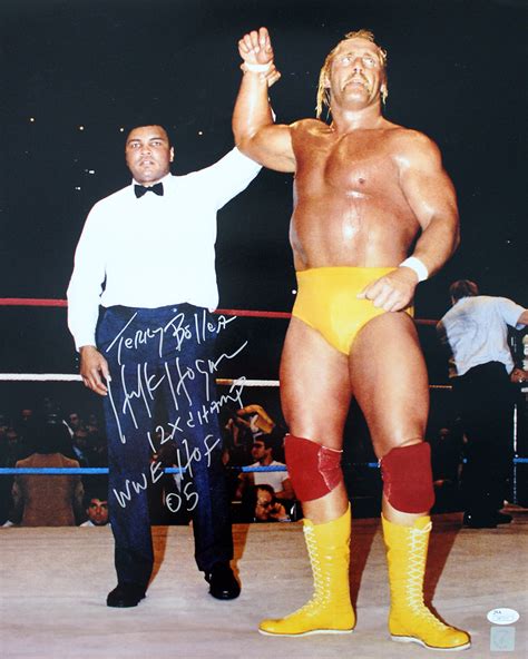 Hulk Hogan Autographed 16x20 Photo Inscribed Terry Bollea, 12x Champ ...