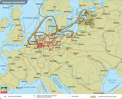 Hanseatic League | European history, Historical maps, History