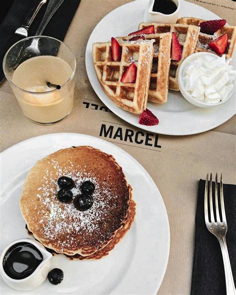 Waffles and Pancakes for Breakfast · Free Stock Photo