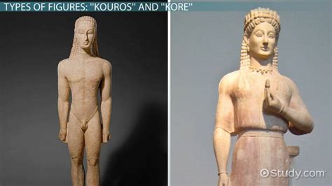 Archaic Period Greek Art & Sculpture | Kouros and Kore - Video & Lesson ...