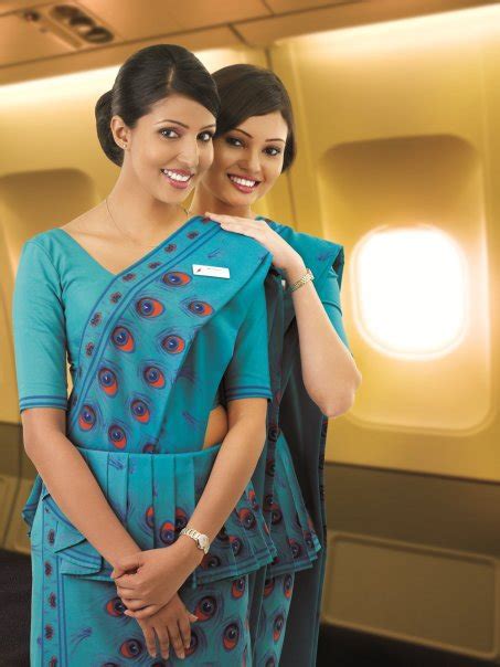 Sri Lankan Airline - Beautiful Air Hostesses and Cabin Crew in flight