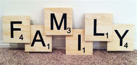 The Caldwells: Family Scrabble Wall Art