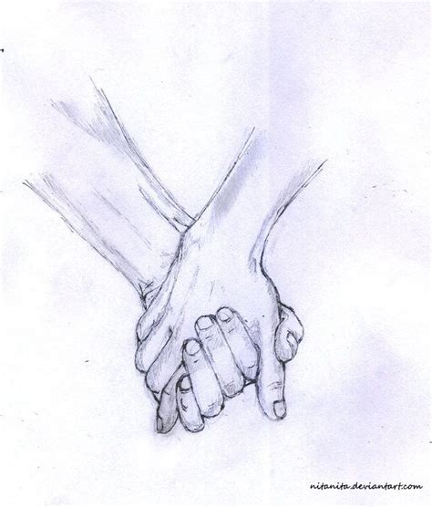 Hold Hands Drawing at GetDrawings | Free download