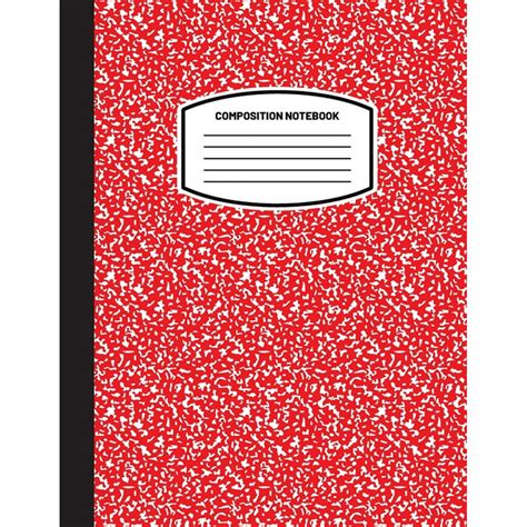 Classic Composition Notebook: (8.5x11) Wide Ruled Lined Paper Notebook ...