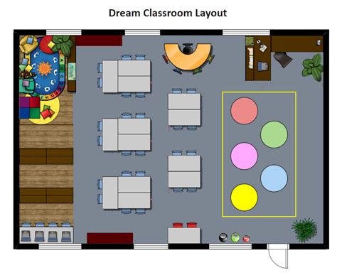 Classroom Layout Templates | EdrawMax Free Editable