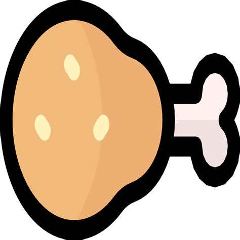 Chicken Meat Vector SVG Icon - SVG Repo