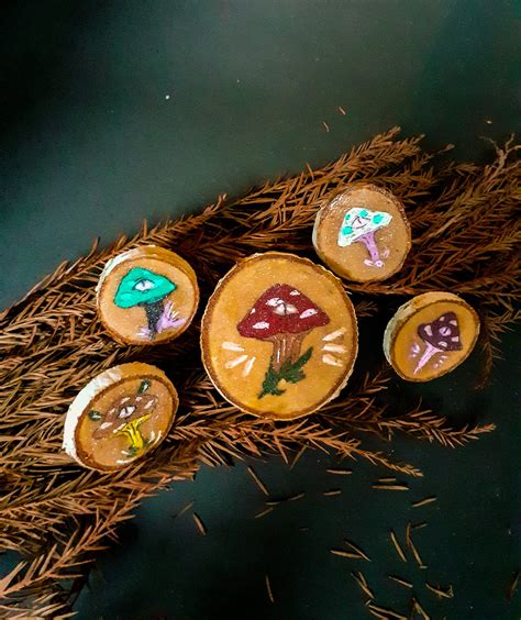 Handmade mushroom/ potions pins | Etsy