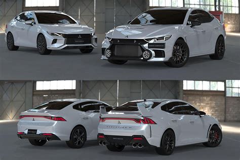 2023 Mitsubishi Lancer Evolution Concept Screams Performance. It could ...