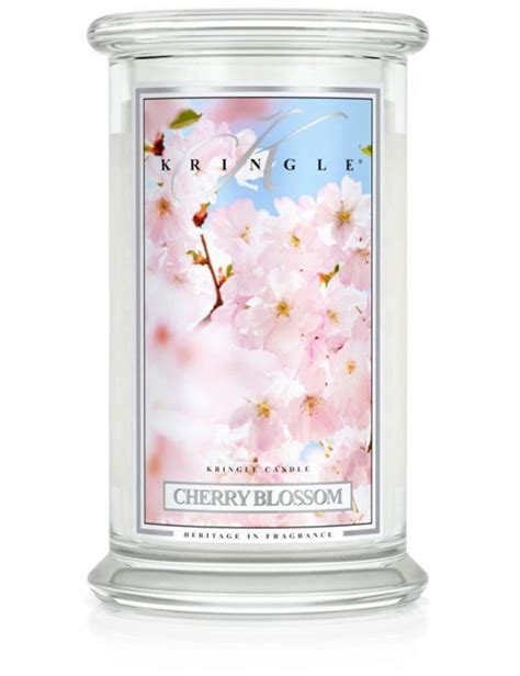 Kringle Candle Świeca zapachowa Large 2 Wick Jar - Cherry Blossom