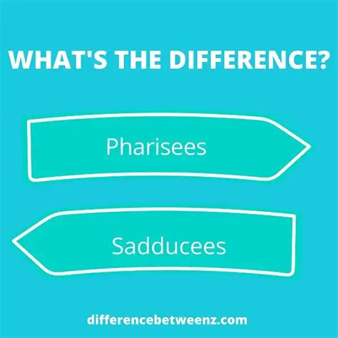 Differences between The Pharisees and Sadducees - Difference Betweenz