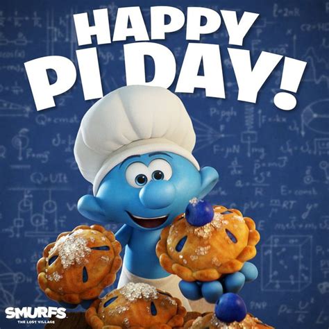 It’s Baker Smurf’s favorite holiday! Happy 🥧 Day. Smurfs, March 2018 | Smurfs, Old cartoons ...