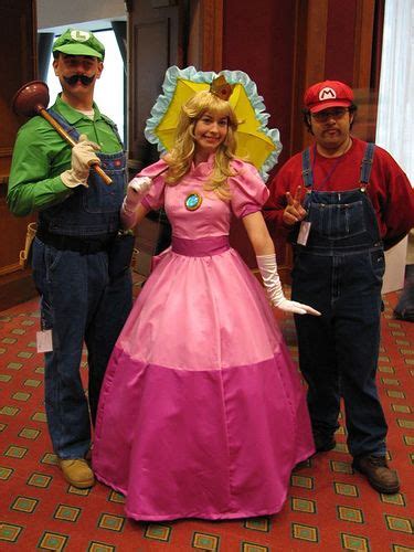 Super Mario Princess Peach Daisy Adult Costume Bros and Luigi Cosplay Dress Unisex Fancy Dress ...