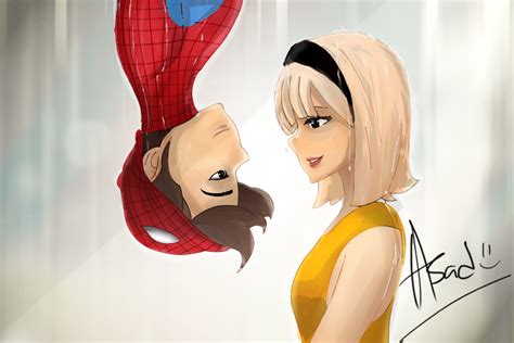 Spiderman and Gwen Stacy by asadfarook on DeviantArt