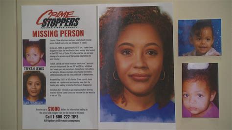 New details released in case of Teekah Lewis' 1999 disappearance ...