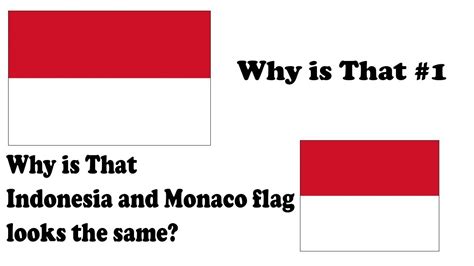 Monaco And Indonesia Flag : Flag Red White Indonesia Monaco Hoenderop : But, monaco's flag is ...