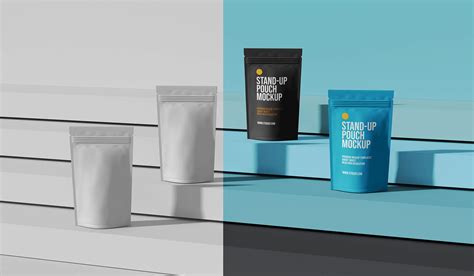 Pouch Packaging Design Mockup Template Download on Behance