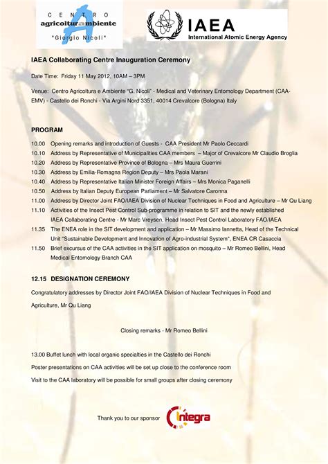 Inauguration Ceremony Agenda - How to create an inauguration Ceremony Agenda? Download this ...