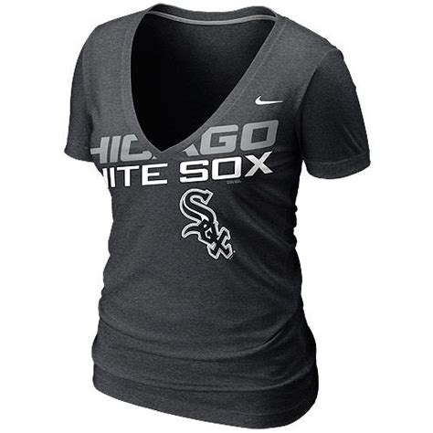 Chicago White Sox Women's Deep VNeck Tee by Nike - MLB.com Shop | White sock, Nike women, Sports ...