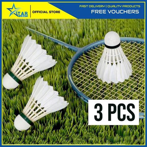 3Pcs Badminton Shuttlecocks Aerodynamics Shuttlecock | Lazada PH