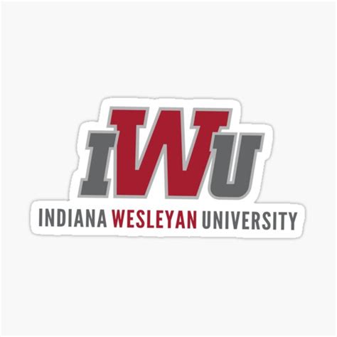 "Indiana Wesleyan university logo" Sticker by mckinleyc | Redbubble