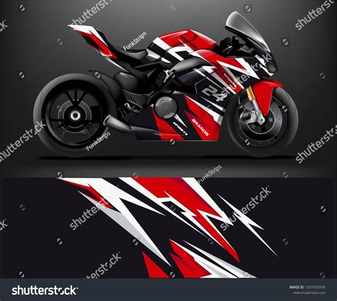 Sport Bike Sticker Decal Design Abstract | Transportation, Sports/Recreation Stock Image | Bike ...