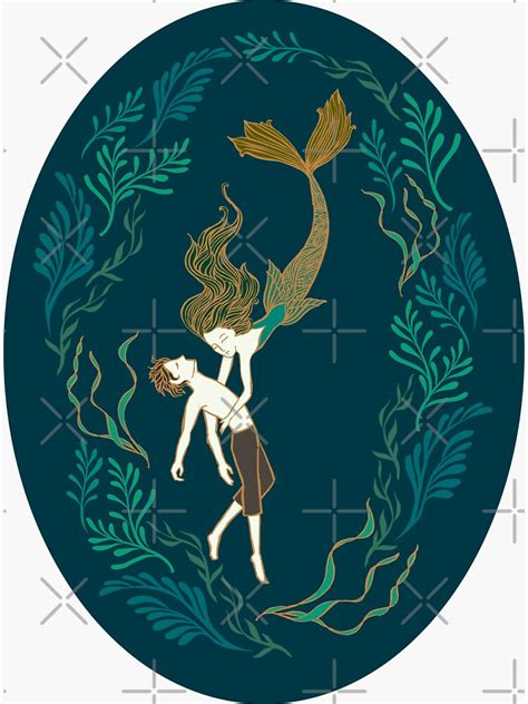 "The Little Mermaid" Sticker by ceciliamok | Redbubble