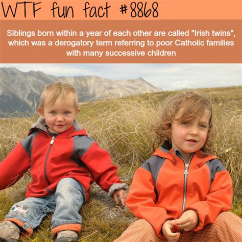 Irish Twins - WTF fun facts