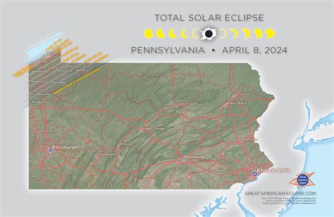 Total Solar Eclipse 2024 Pennsylvania — Great American Eclipse