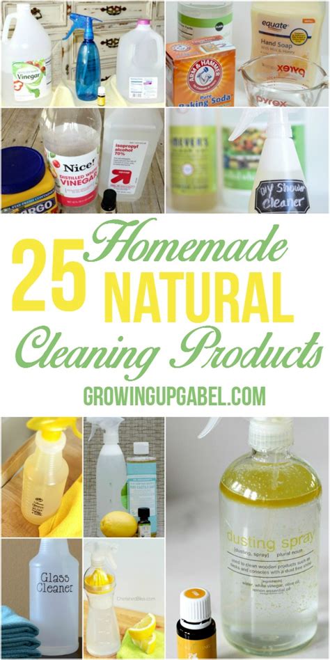 25 Homemade Natural Products for Cleaning